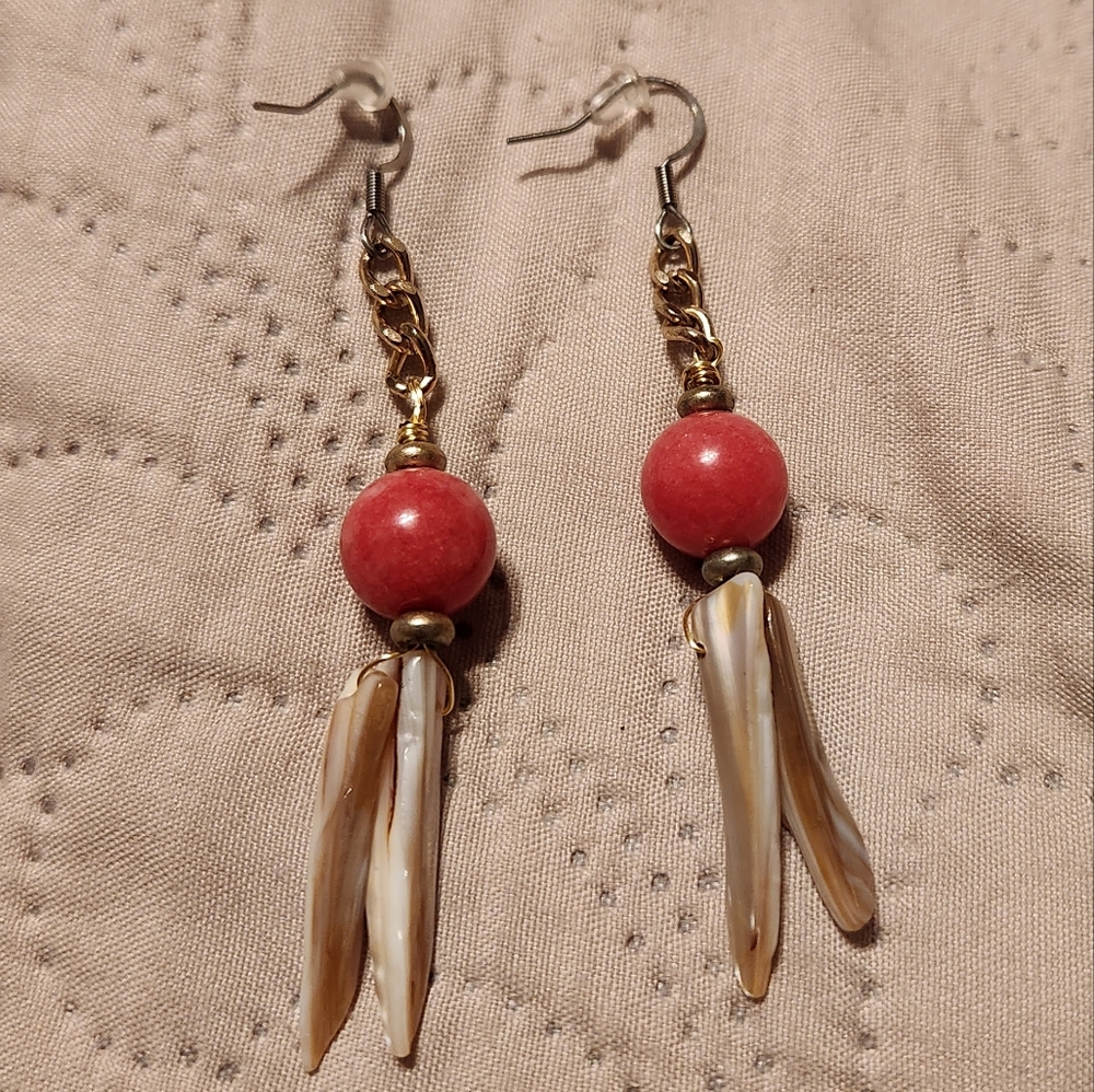 Beautiful handmade boho earrings
